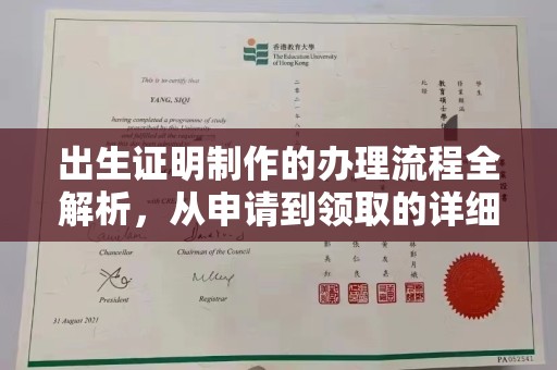 乐山出生证明制作的办理流程全解析，从申请到领取的详细指南