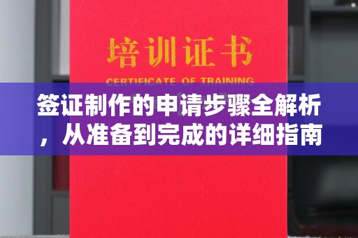 乐山签证制作的申请步骤全解析，从准备到完成的详细指南