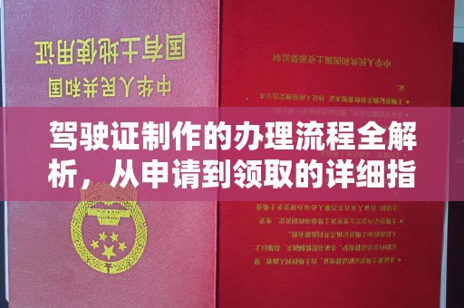 乐山驾驶证制作的办理流程全解析，从申请到领取的详细指南