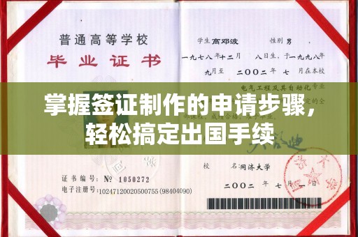 乐山掌握签证制作的申请步骤，轻松搞定出国手续