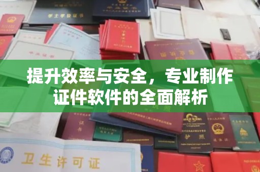 乐山提升效率与安全，专业制作证件软件的全面解析