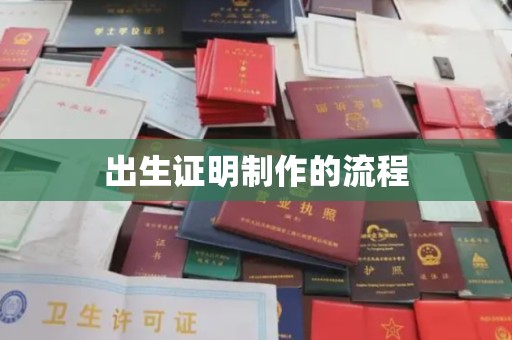 乐山出生证明制作的流程