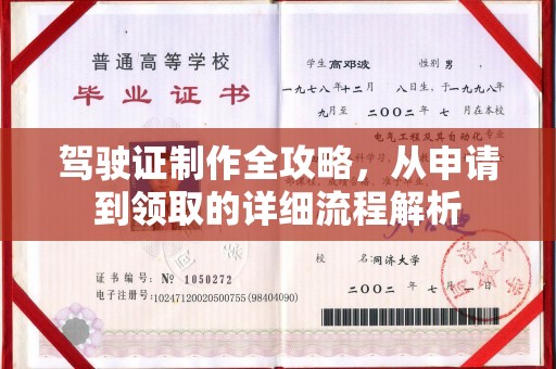 乐山驾驶证制作全攻略，从申请到领取的详细流程解析