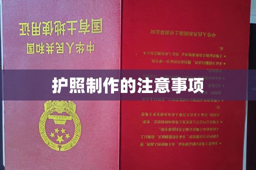 乐山护照制作的注意事项